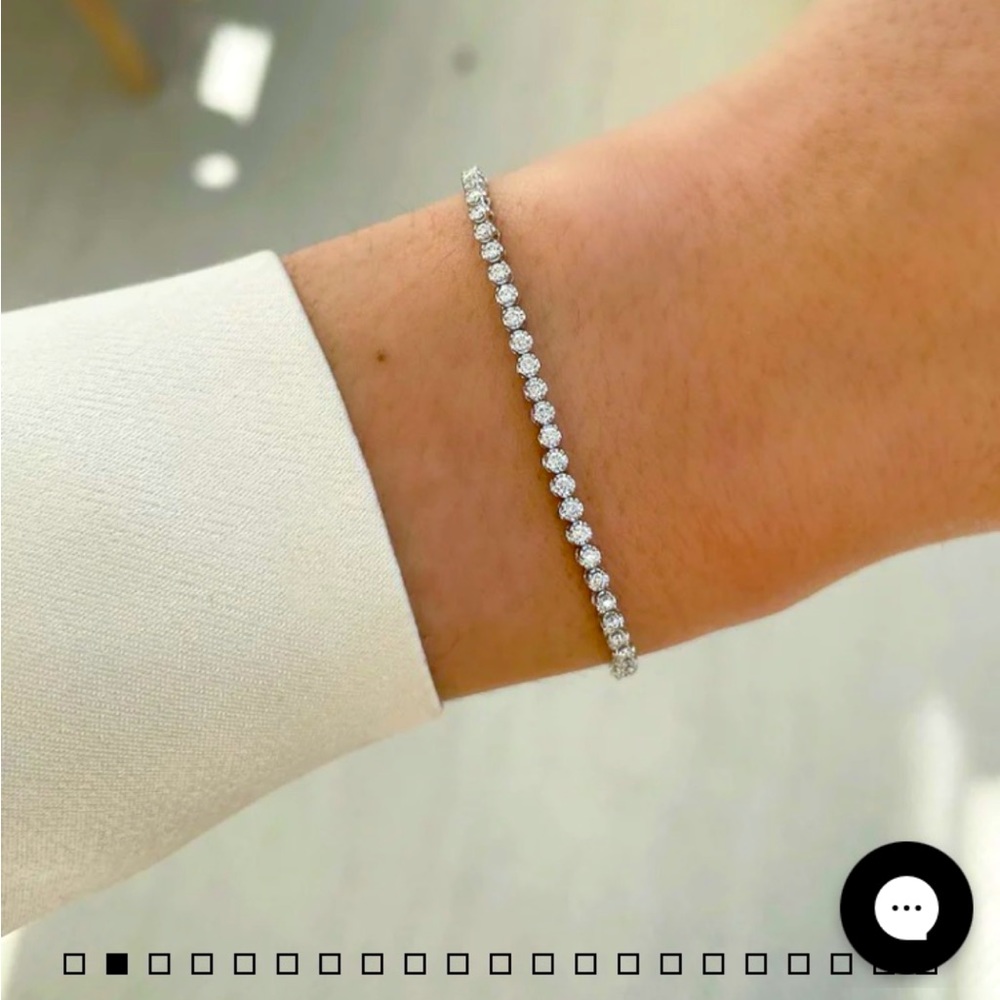 Ring concierge mini diamond tennis bracelet